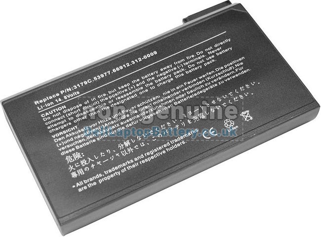 Battery for Dell 312-0009 laptop