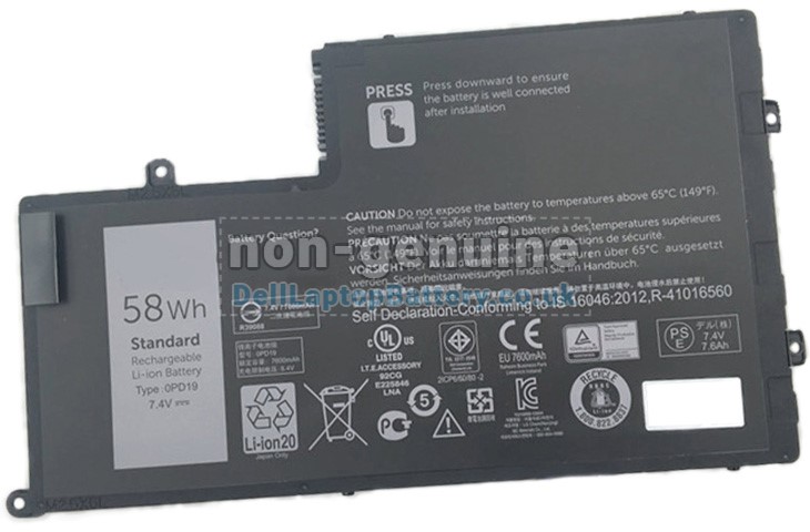 Battery for Dell TRHFF laptop