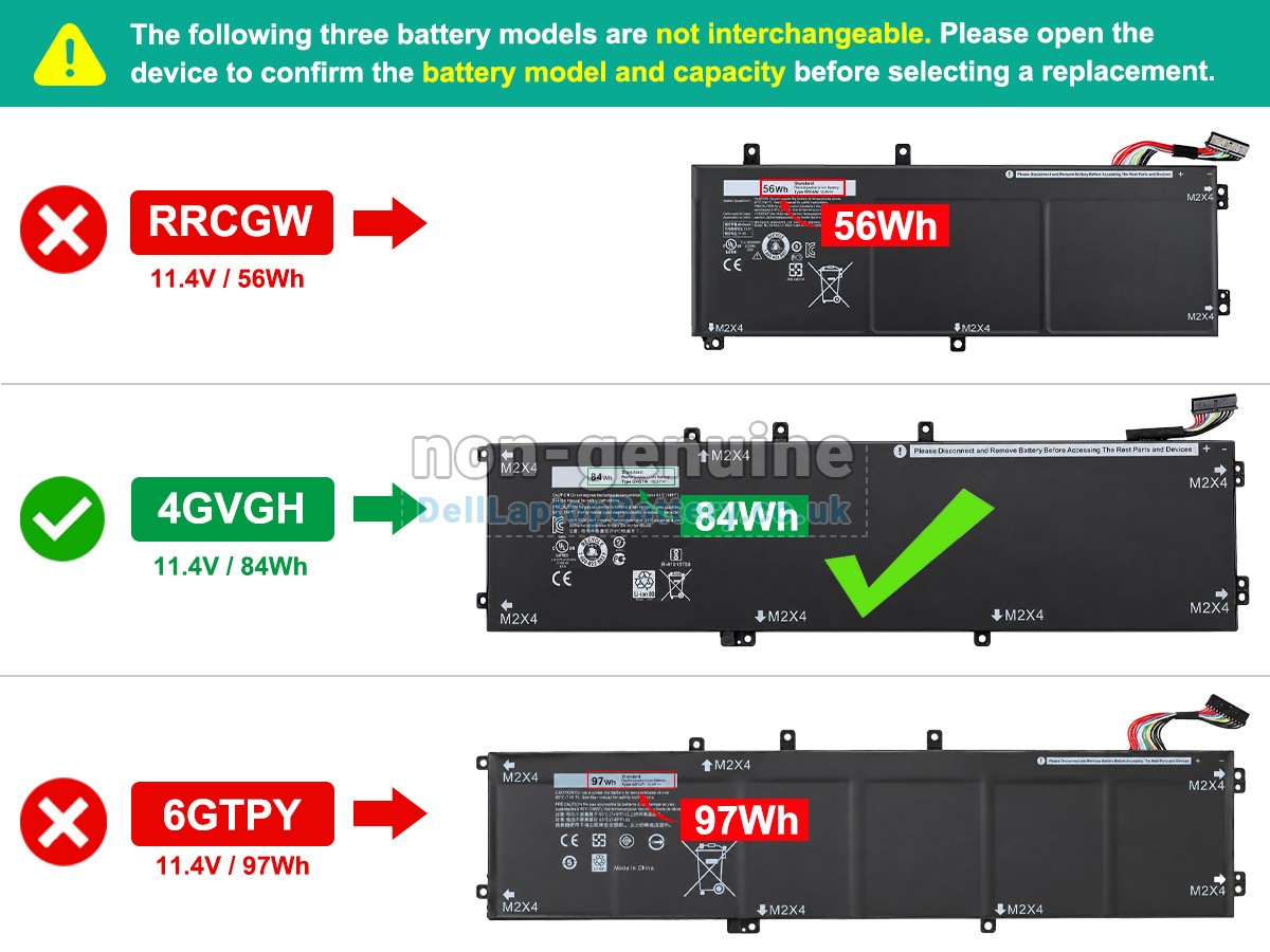 replacement Dell P56F battery