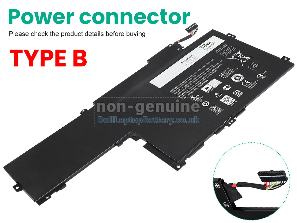 replacement Dell Inspiron 14 7000 battery