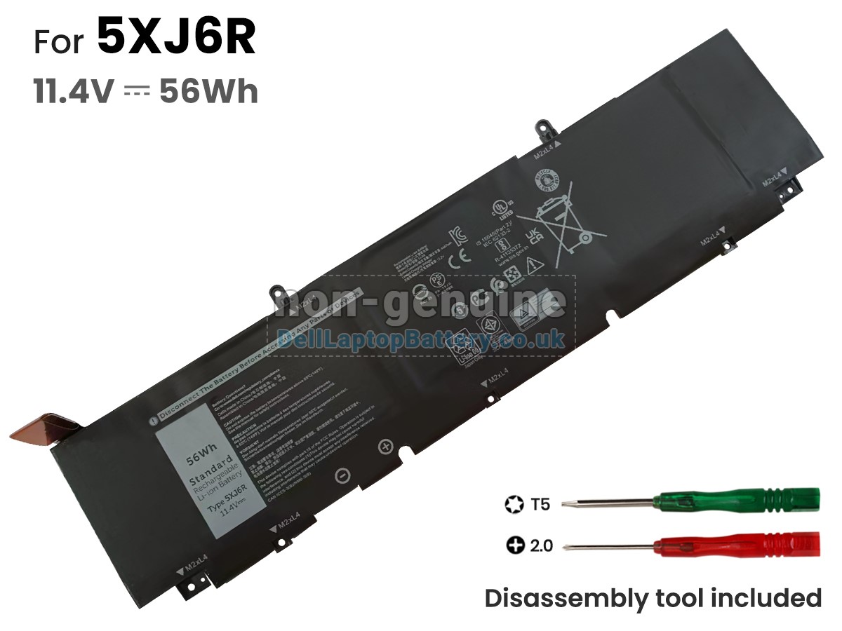 replacement Dell XPS 17 9710 battery