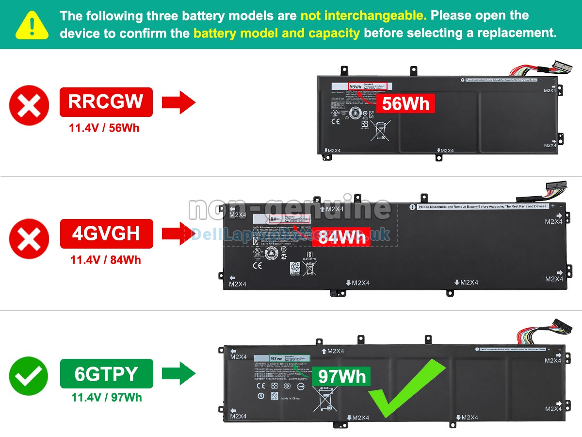 replacement Dell P56F battery