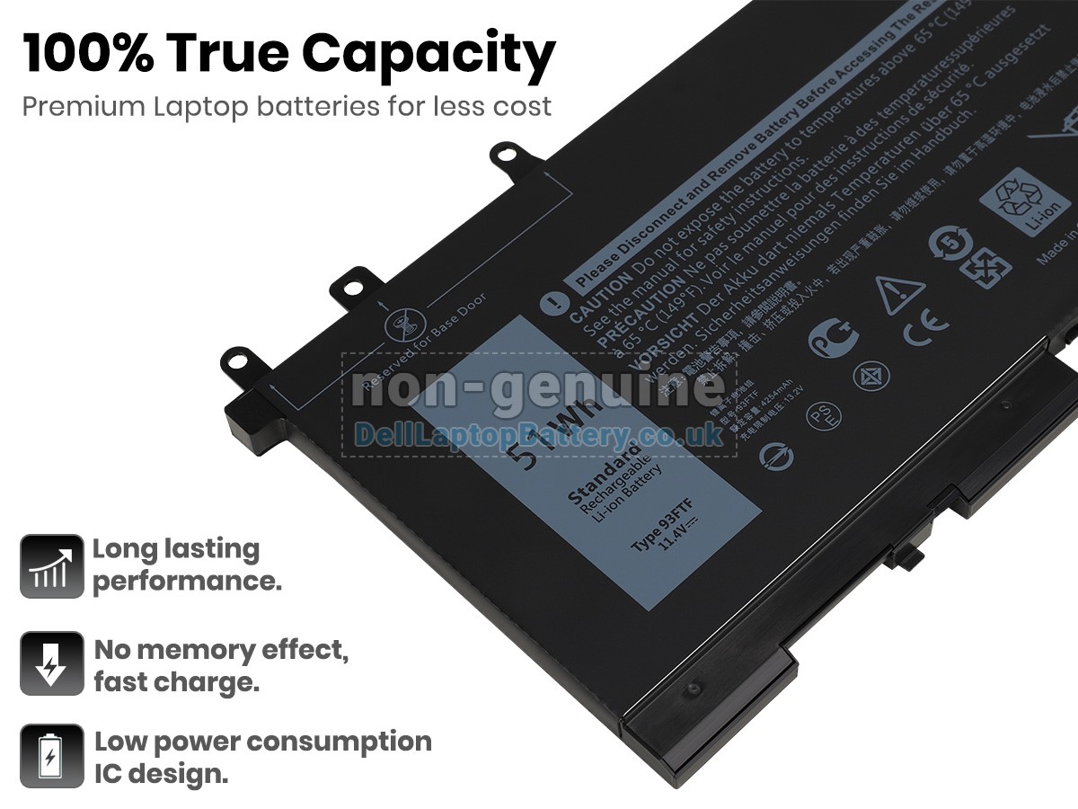 replacement Dell Latitude E5288 battery