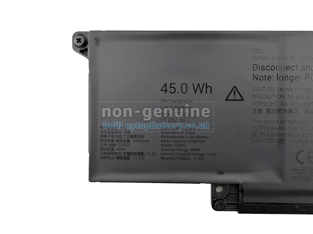 replacement Dell 2CVPR battery