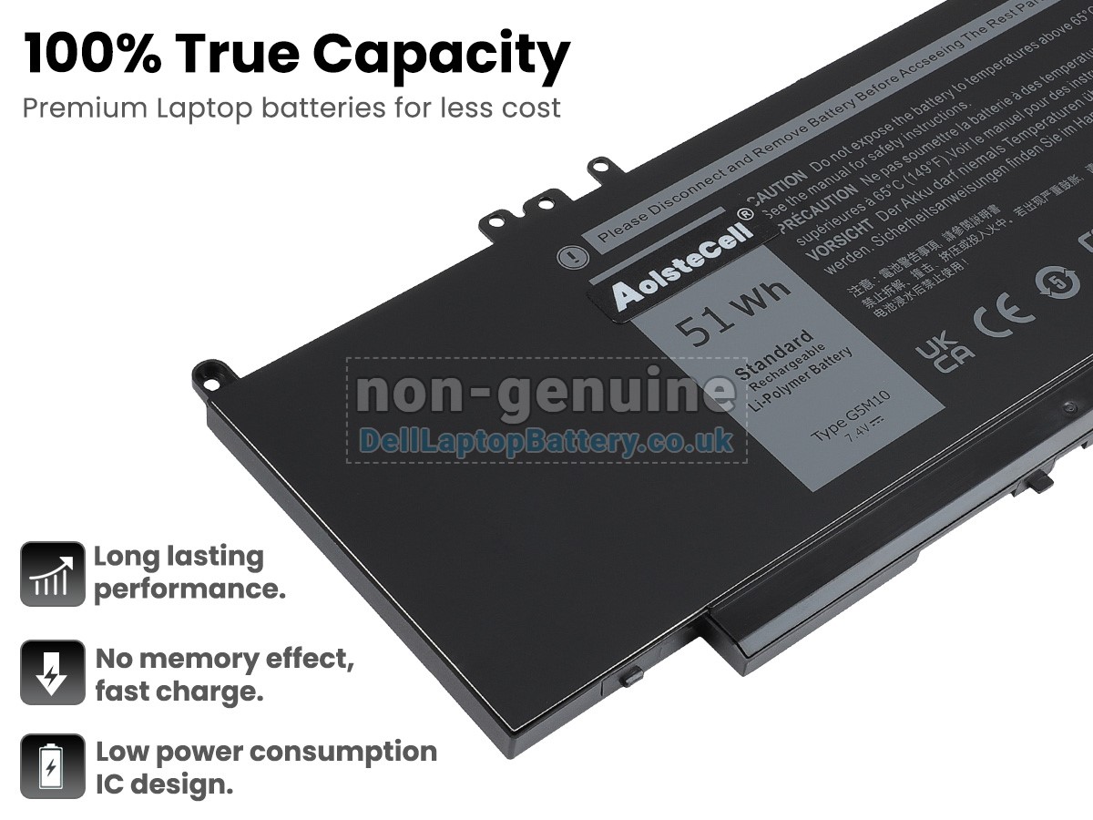 replacement Dell Latitude E5470 battery