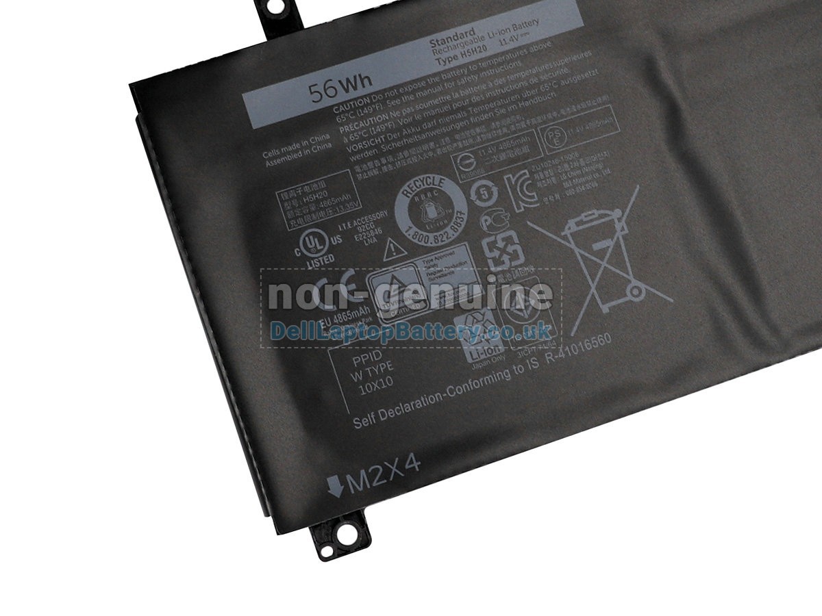 replacement Dell XPS 15 9560 I7-7700HQ battery