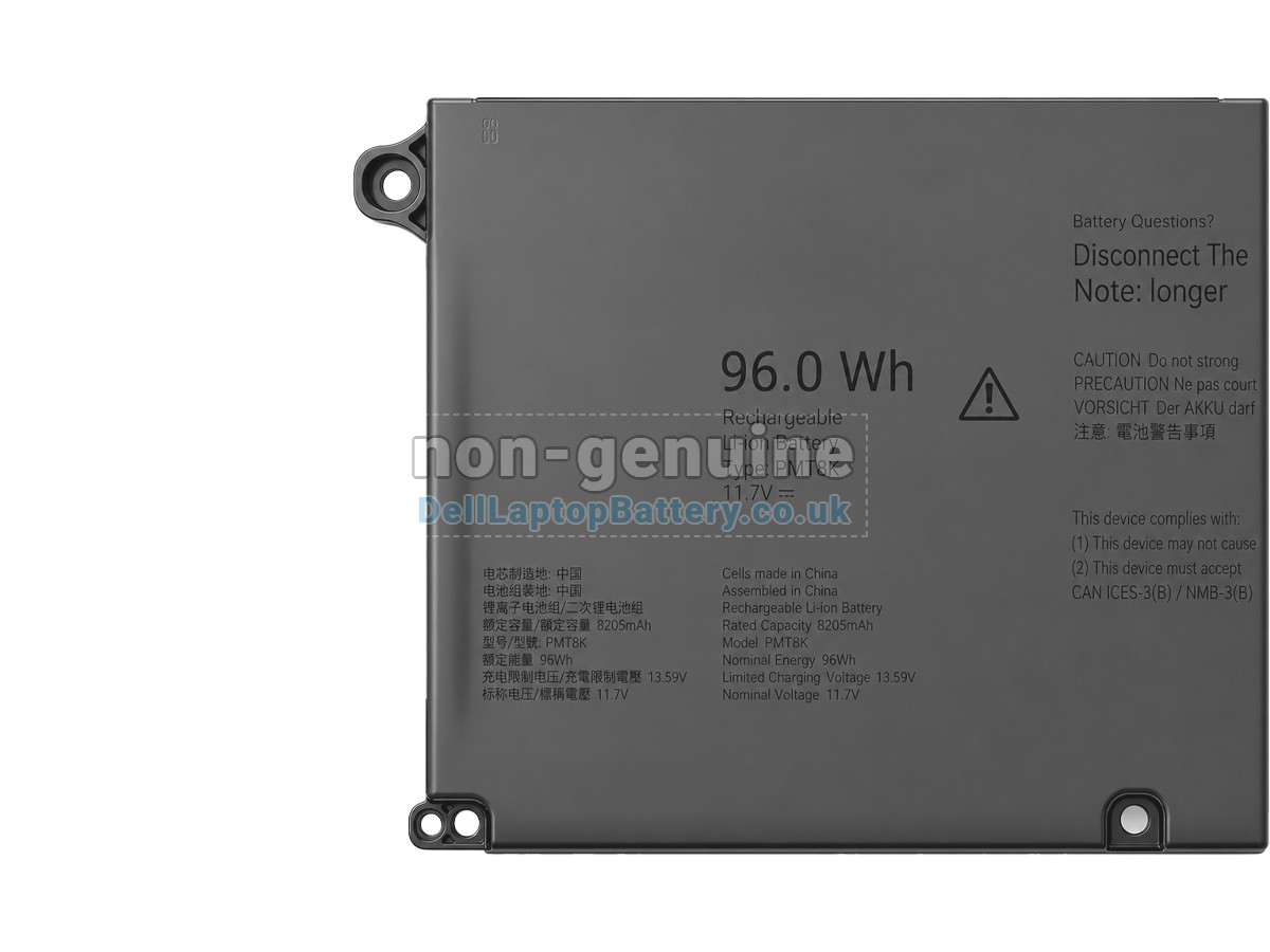 replacement Dell 0HDVM battery