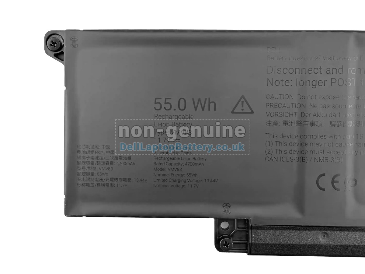 replacement Dell 2CVPR battery