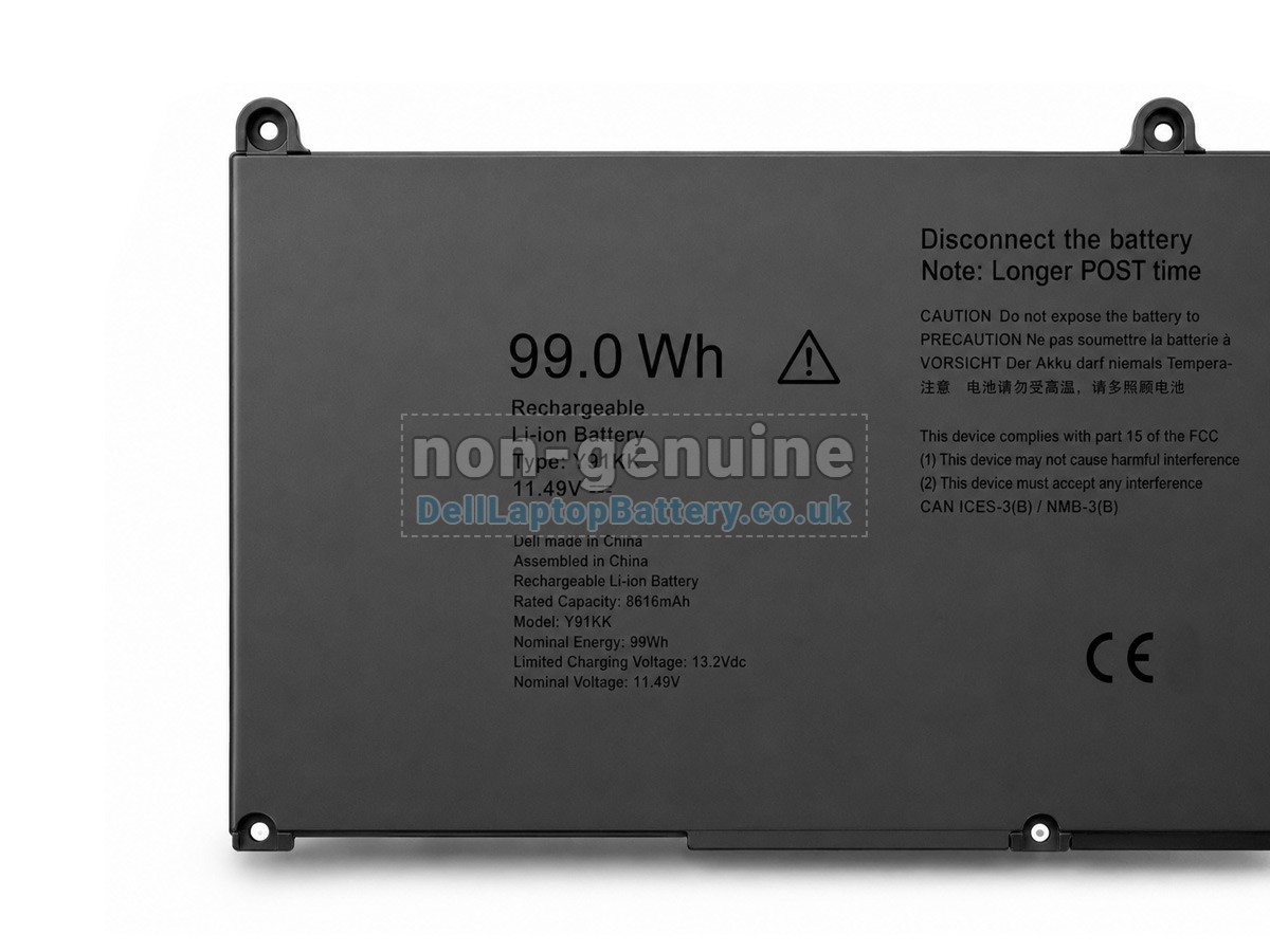 replacement Dell 00D1HD battery