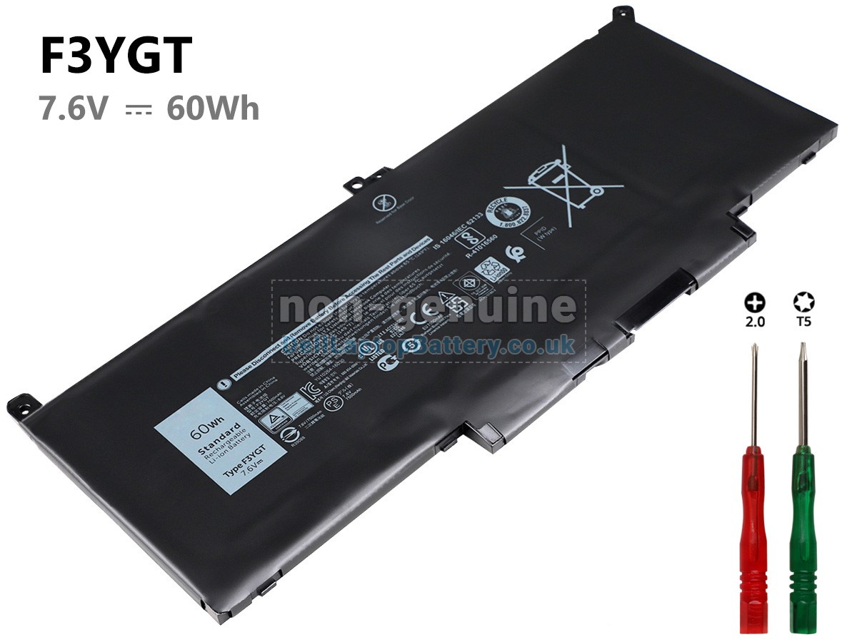 replacement Dell Latitude 13 7380 battery