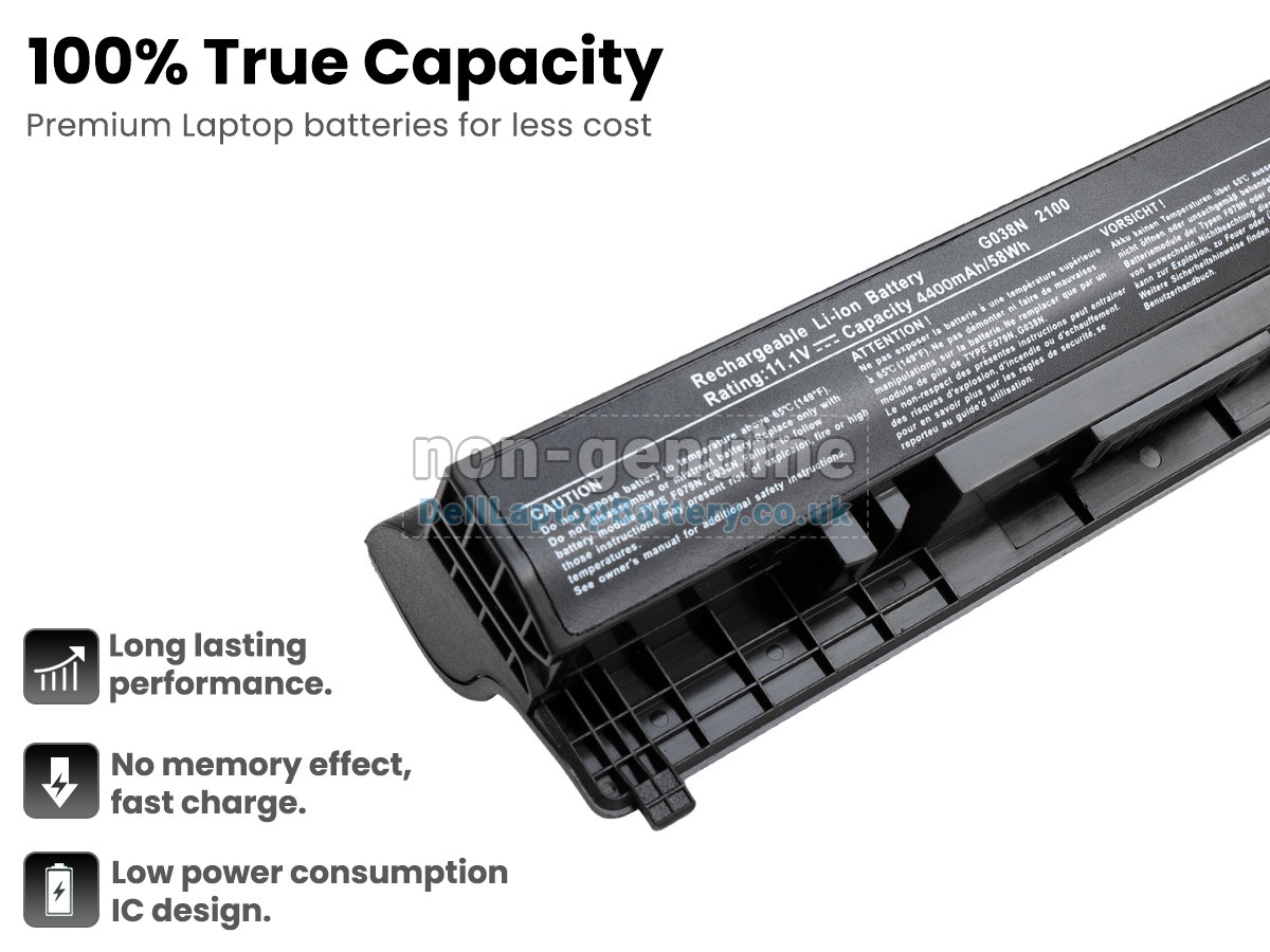 replacement Dell Latitude 2120 battery