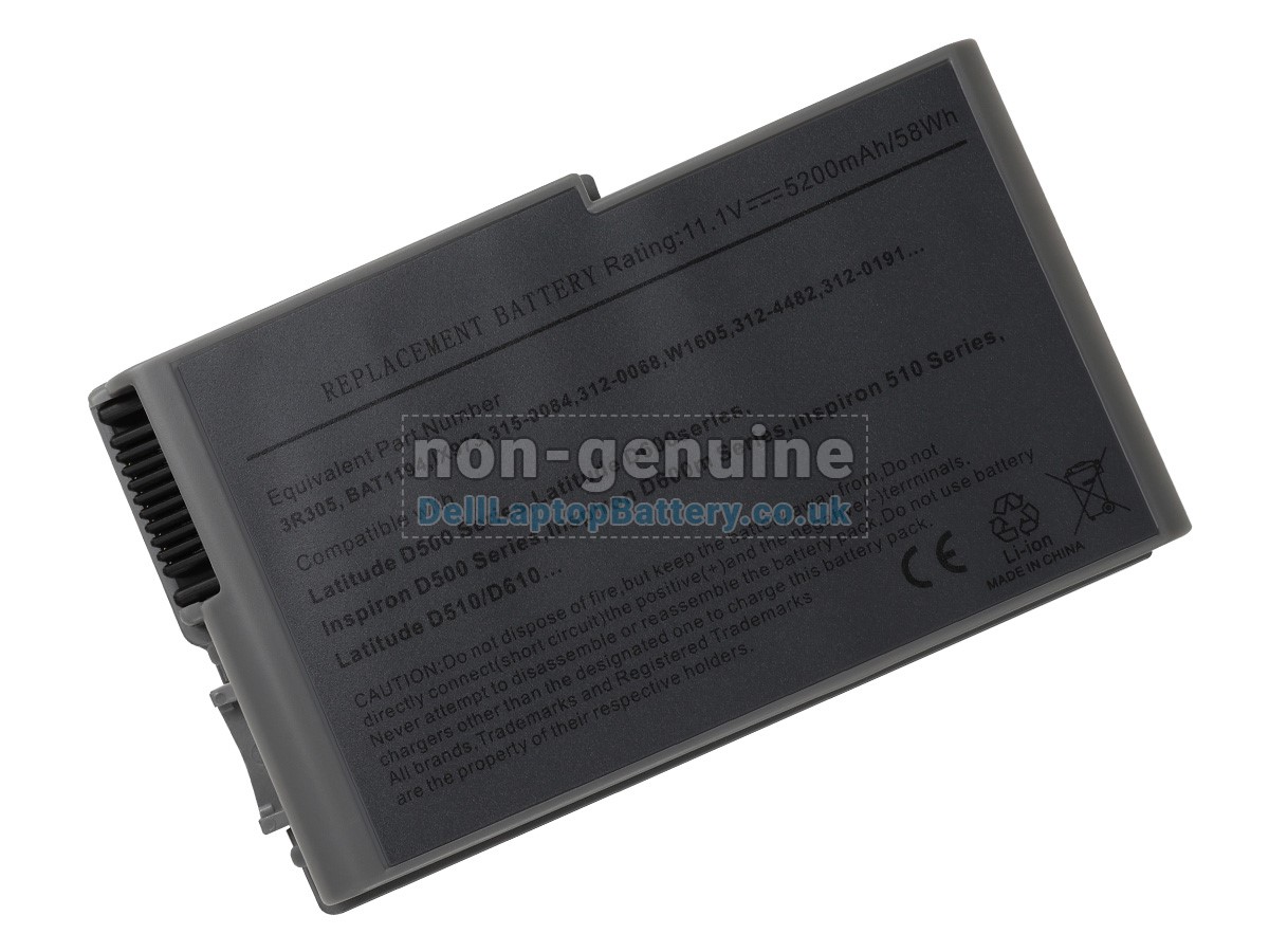 replacement Dell Latitude D500 battery