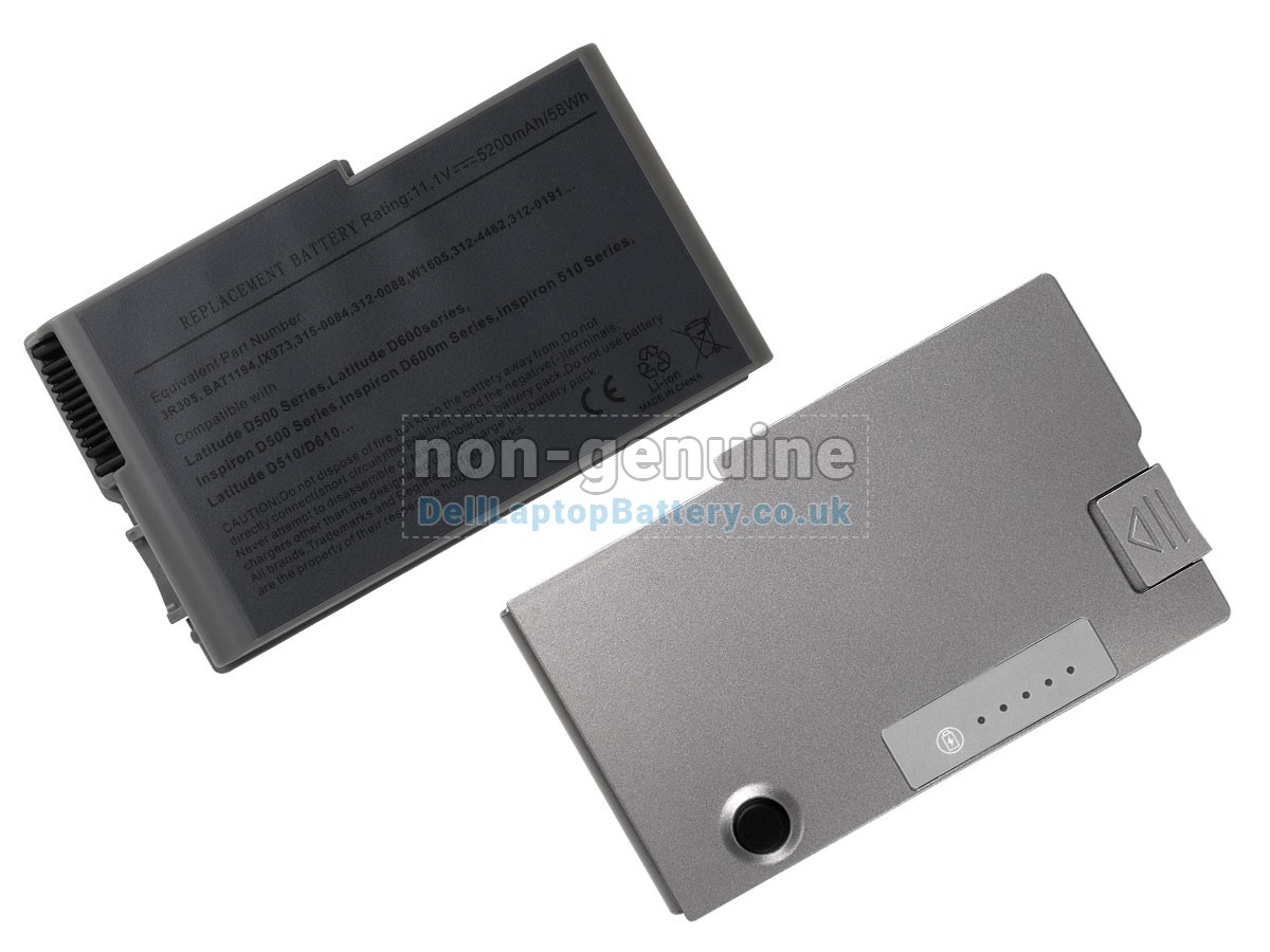 replacement Dell Latitude 500M battery