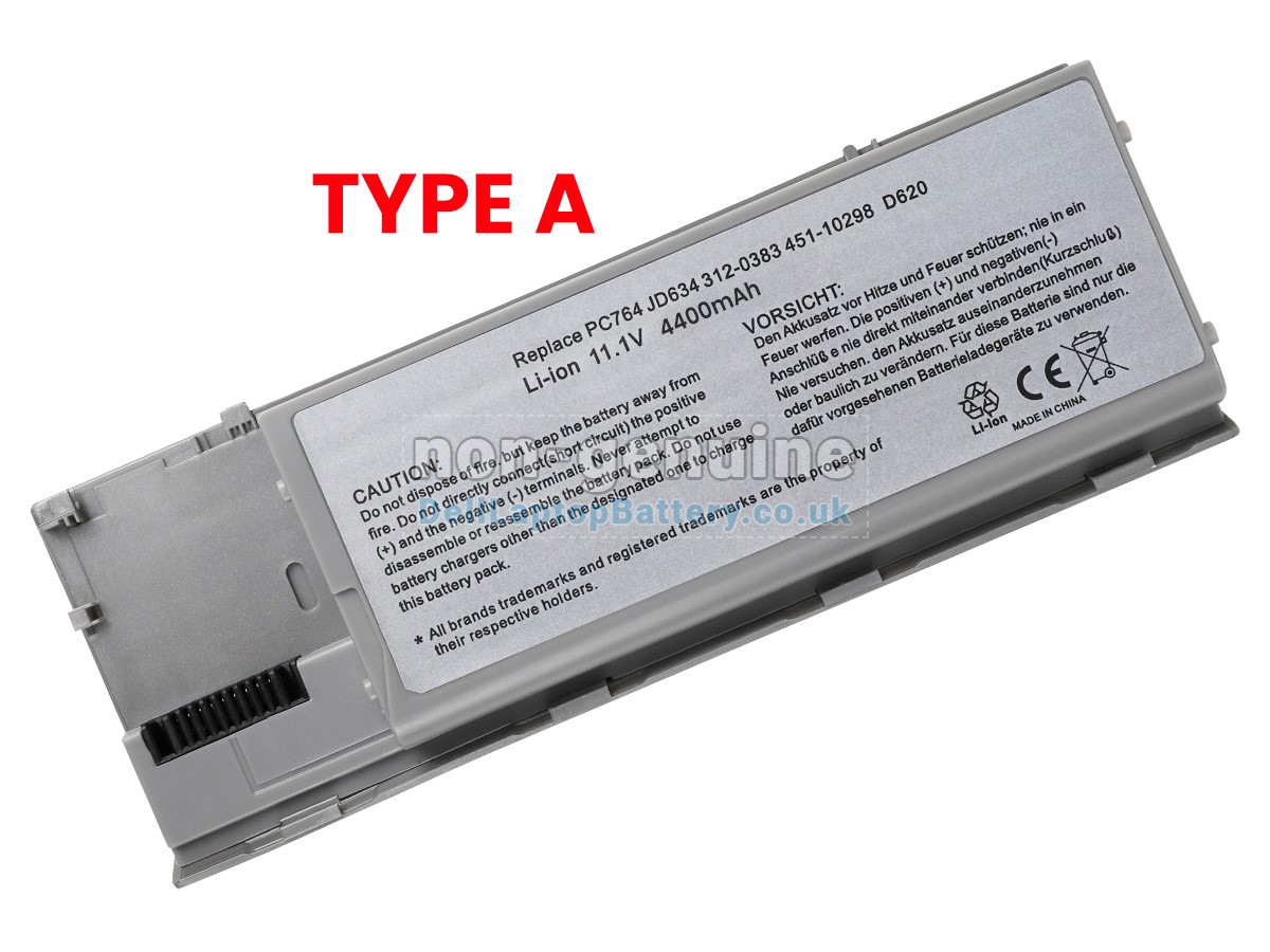 replacement Dell Latitude D630 UMA battery