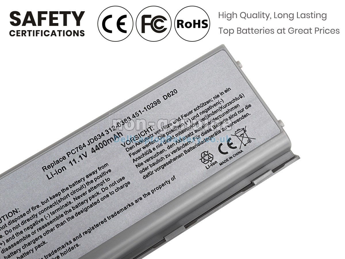 replacement Dell Latitude D630 battery