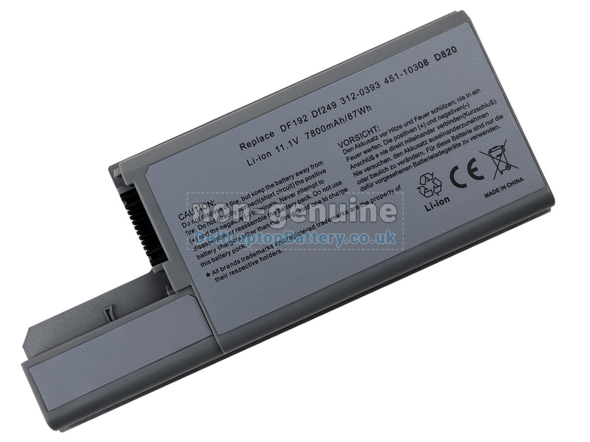 replacement Dell Latitude D531N battery