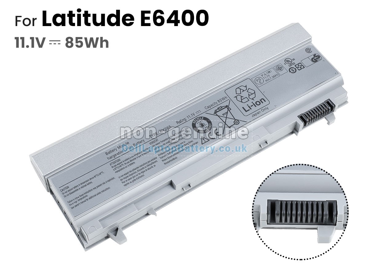 replacement Dell Latitude E8400 battery