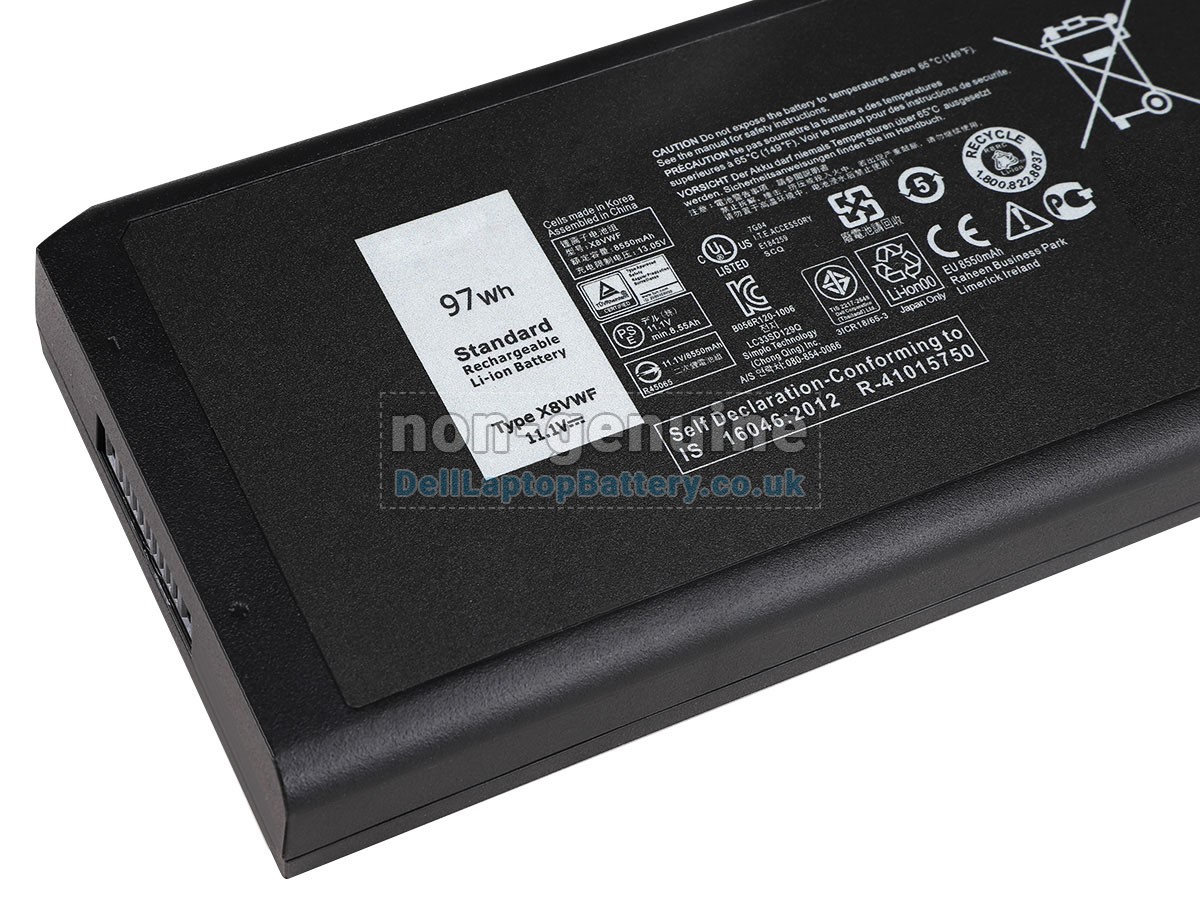 replacement Dell Latitude E7404 battery