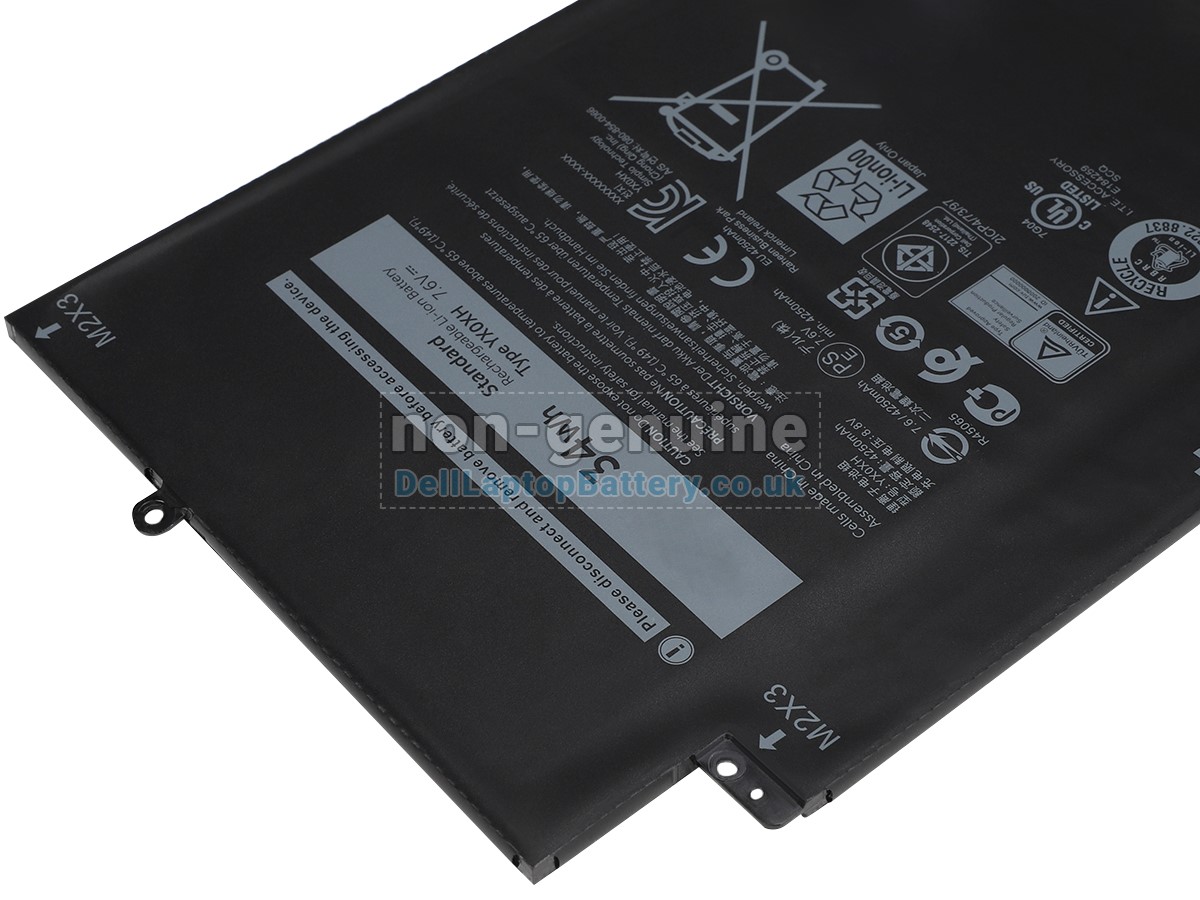 replacement Dell Latitude 7285 battery