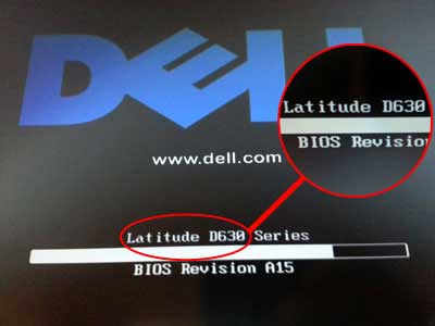 Find Dell laptop model 3